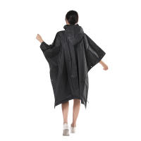 Chaqueta De Lluvia Unisex De Alta Calidad EVA Gruesa Impermeable Para Hombres Y Mujeres Negro Adecuada Para Ciclismo Y Camping - details 3