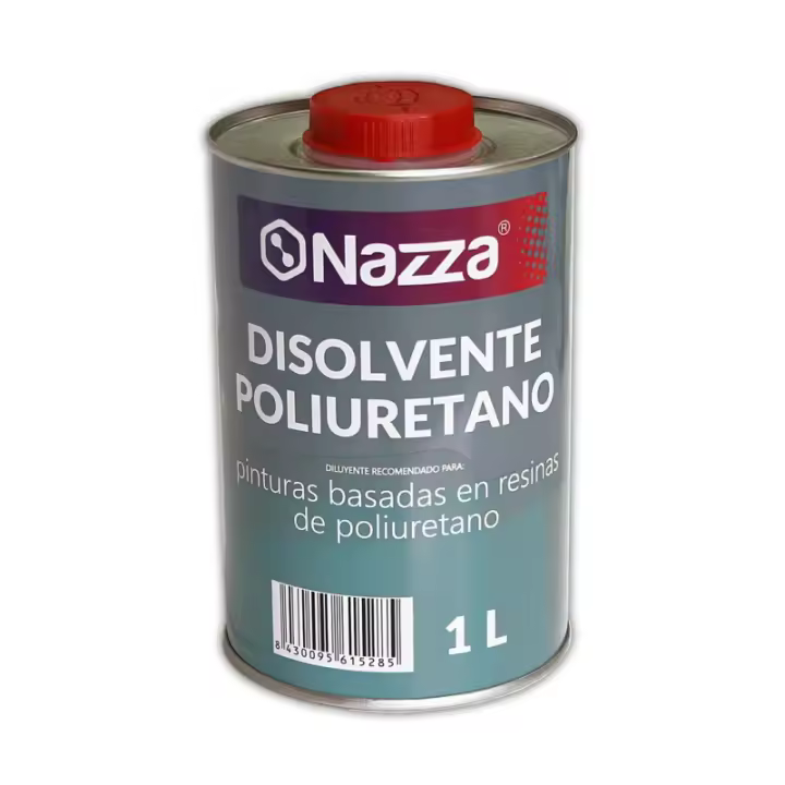 Disolvente de Poliuretano Nazza - Para la limpieza y aplicación de herramientas y pinturas tanto transparentes como pigmentadas de poliuretano - 1