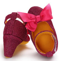 Zapatillas De Fiesta Para Bebé Niña Con Lazo Estilo Princesa Zapatos De Cama Para 0-12 Meses Moda Infantil Zapatos De Fiel - details 8