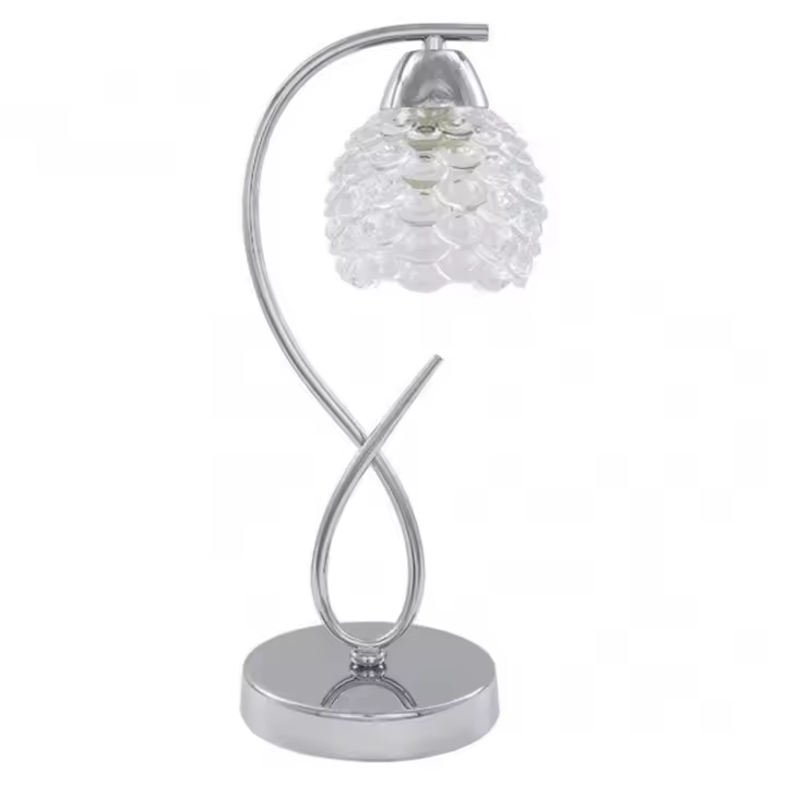 Lámpara de Mesa FABRILAMP Bagan Cromo 39x15x17 Cm - 1