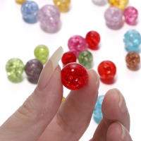 20-30pcs De Cuentas De Acrílico Cristal Rotas De 8/10/12mm Colores Variados Para Hacer Joyas Pulseras Y Collares DIY - details 6