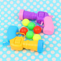 Pistola De Juguete Para Mascotas Con Bolas De Peluche Y Ping Pong Autoalivio Para Gatos Y Perros Juguete Interactivo Para Estimular El Interés De Caza - details 8
