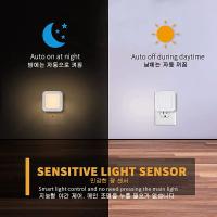 Lámparas LED Mini De Noche Plug in Dimmable Energía Ahorro Cuadradas Luz Bajo Gabinete Cocina Sala De Estar Aisle WC - details 5