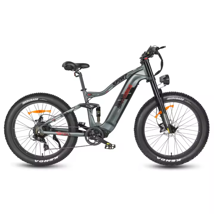 Samebike RS - A08 - II Bicicleta Eléctrica de Montaña 26*4,0 pulgadas Agua desmontable de neumáticos Gordos 48 v17ah 1000W Bicicleta Eléctrica de Neumático 45 km/h - 1