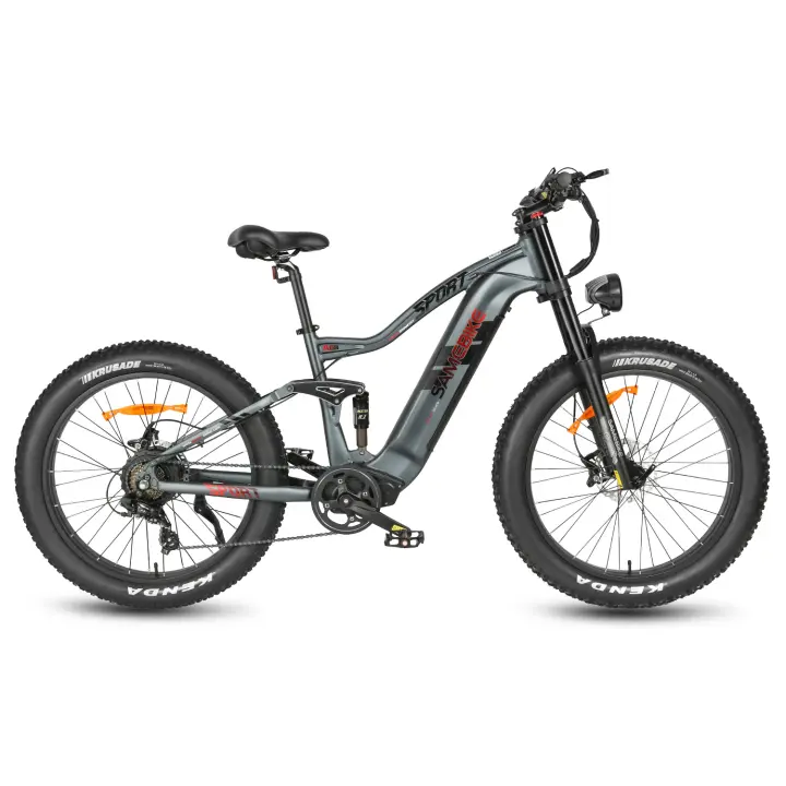 Samebike RS - A08 - II Bicicleta Eléctrica de Montaña 26*4,0 pulgadas Agua desmontable de neumáticos Gordos 48 v17ah 1000W Bicicleta Eléctrica de Neumático 45 km/h - 1