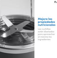 Nutribullet Original 600, batidora personal, batidora multifuncional y licuadora, 600 W de potencia, NB603DG, Paquete Básico - details 1
