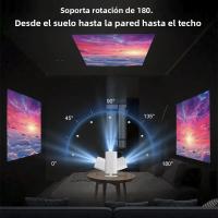 Proyector De Video HD LED 4K 1280x720P Android Portátil Para Cine En Casa Con Altavoz Integrado Y Control Remoto Proyector Mini Para Teléfonos Móviles - details 2