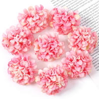 Cabezas De Flores Artificiales De Algodón Pura Seda Hydrangea 4cm Para Decoración De Hogar Boda Decoración De Matrimonio Accesorios De Coronas De Novia - details 11