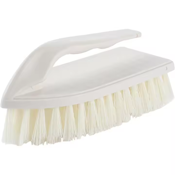 Scrubing Brush, Hand Scrub Brush Heavy Duty Scrubing Brush with Comfortable Grip, Cleaning Brush(beige) - 1