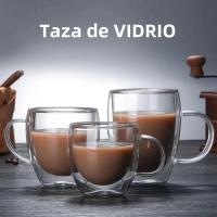 2 Pcs Tazas De Café Con Mano De Vidrio Doble Capa 12oz Resistentes Al Calor Para Espresso Cappuccino Latte Té Taza Ecológica Para El Hogar - details 0
