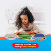 Manta Sensorial Temática De Animales Montessori Para Niños Autistas Interactiva Y Texturizada Colorida Edad 3-5 Años - details 4