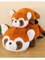 Muñeco De Peluche Panda Rojo Y Negro Reversible Suave Para Niños Y Bebés Regalo De Cumpleaños O Navidad Tema Animal De La Naturaleza - details 13