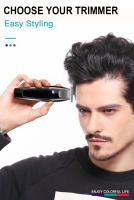 Cortador De Pelo VGR Para Hombres Trimmer Eléctrico Recargable Corte Preciso Mini Edger Cortador De Pelo Con Batería De Larga Duración Para Peluquero - details 2