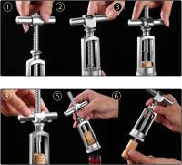 LifeStyle-Extractor de Corcho Sacacorchos de Champán Sacacorchos de Aleación de Cinc,Palanca Bottle Opener Profesional Multifuncional Abridor Botellas Abridor Vino Tinto,para Los Amantes Del Vino o Camareros - details 2