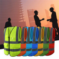Chaleco De Seguridad Reflectante Para Verano Visibilidad Alta Con Bolsillos Cremallera Para Trabajo Nocturno Y Construcción Sin Mangas Unisex - details 9