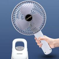 Ventilador portátil Ventilador eléctrico de 3 pies Ventilador eléctrico de 3 pies USB Ventilador de enfriamiento de circulación de clip recargable, ventilador de mesa convertible y clip, - details 3