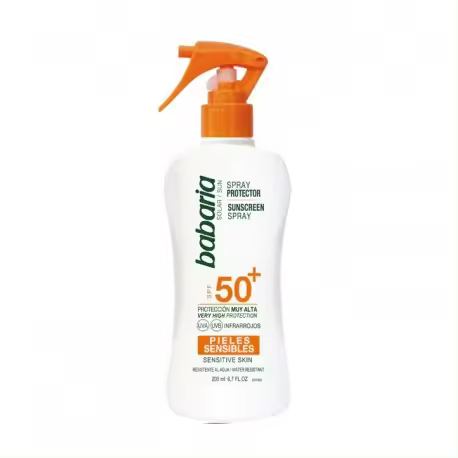 BABARIA SPRAY PROTECTOR SOLAR SPF 50+ PIELES SENSIBLES 200 ML - 1