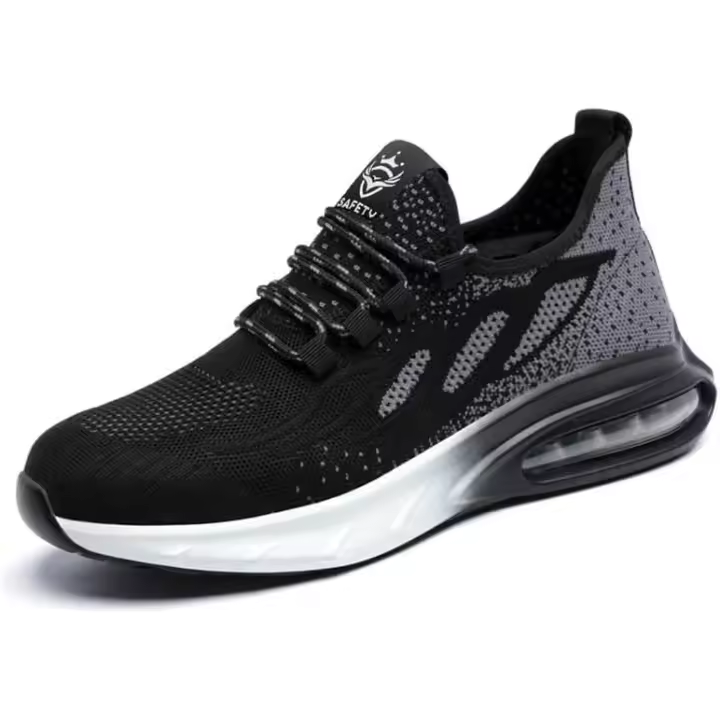 Zapatos de Seguridad para Hombres y Mujeres Zapatillas con Punta de Acero Antideslizante Calzado de Seguridad Ligeros y Transpirables Zapatos de Trabajo - 1