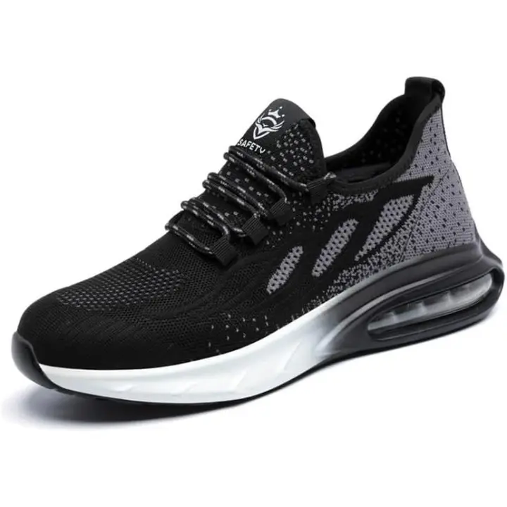 Zapatos de Seguridad para Hombres y Mujeres Zapatillas con Punta de Acero Antideslizante Calzado de Seguridad Ligeros y Transpirables Zapatos de Trabajo - 1