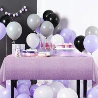 Mantel De Fiesta Desechable 137x274CM Con Gradientes De Colores Y Decoración De Puntos Brillantes Para Cumpleaños Y Bodas Práctico Y Conveniente - details 5