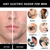 Afeitadora De Precisión Para Áreas Intimadas Y Rostro Recargable ABS Cuchilla Sensible Para Hombres Línea Bikini Vello Pubi Y Axilas - details 2