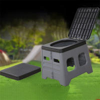 Toilet Portátil Para Camping Plegable Con Tapa Multifuncional Para Camión Viajes Al Aire Libre Uso En Exteriores - details 3
