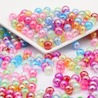 100pcs Perlas De Acrílico Imitación Con Agujero 6/8/10mm Colores Aleatorios AB Para DIY Joyería Hecha a Mano - details 3