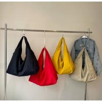 Bolso De Hombro Casual De Nylon Para Mujer Con Compartment Interior Bolsa De Compras Con Cierre De Cremallera Color Sólido Estilo Versátil - details 14