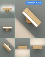 Juego de 2 lámparas de noche - Aplique de pared inalámbrico - Recargable, LED, Madeira-Lámpara de pared inalámbrico, Lámpara de pared LED inalámbrico - details 1