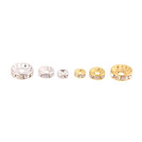 100pcs De 5/7/10mm Discos Redondos De Cristal Con Rhinestone De Acero Inoxidable 316 Para La Fabricación De Joyas Pulsera DIY - details 6