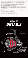 Carrete De Pesca Spinning Daiwa Ninja Original 2023 Ratio De Engranajes 4BB 5.2-6.2:1 Arrastre Máximo 5-12kg Diseño Air Drive Digigear Resistente - details 2