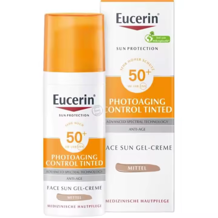 Eucerin Sun 50 FPS Crena Solar Color Tono Medio 50 ml - 1