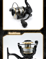 Carrete De Pesca Rooblinos HE Ultraligero Metálico Ratio De Engranajes 5.2:1 1000-7000 Para Aguas Dulces Y Salinas Con Arrastre Máximo - details 13