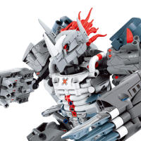 iM.Master - Juego de construcción robot rinoceronte, 965 piezas, diseño articulado con estructura mecánica detallada, sistema de movimiento realista, montaje con piezas de precisión, juguete STEM, instrucciones ilustradas - details 5