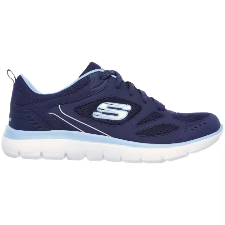 Zapatillas Skechers Summits-Suited Mujer Azul Marino - 1