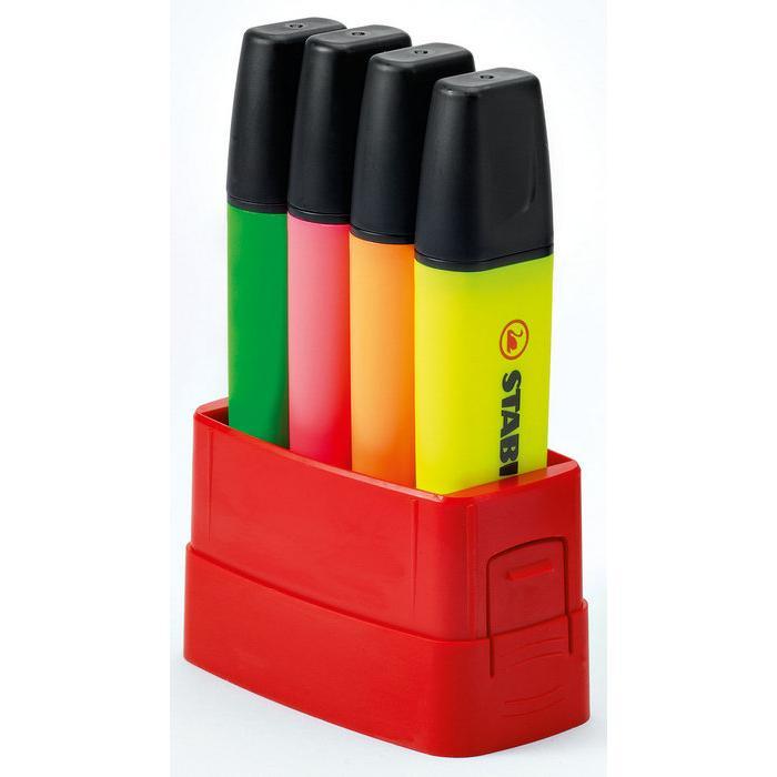STABILO MARCADOR FLUORESCENTE STABILO BOSS ORIGINAL 4 UD BIG BOSS B MARCADOR FLUORESCENTE 11x7x4 Cms.