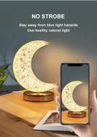 Lámpara Nocturna De Mesa LED KDULIT Para Dormitorio Decoración De Habitación Para Niñas Control Táctil Con Luz USB Lámpara Ambiental 3D De Luna - details 11