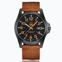 Reloj De Pulsera Deportivo Para Hombre Simple Y Elegante Con Calendario Cuarzo Material De Correa De Nylon Resistente Al Agua - details 5
