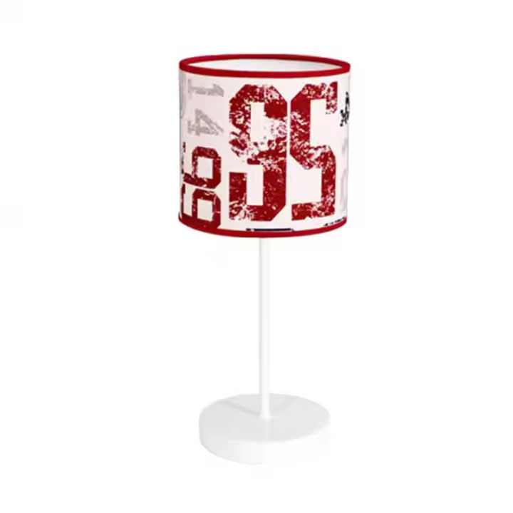 Lámpara de Mesa FABRILAMP Dorsal Rojo 38x16d - 1