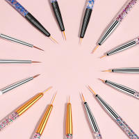 Set De 3 Pinceles Para Uñas Con Gel UV Pincel De Dibujo Ultrafino Para Manicura DIY Herramienta De Línea Estrecha Para Francés Y Acrílico - details 4