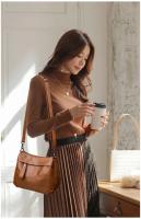 Bolso Bandolera Grande Versátil De Moda Para Mujer Bolso De Hombro Para Mamá Primavera Verano 2025 Material PU Con Cierre De Cremallera - details 3