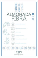 Almohada 100% Fibra Extrasuave, Antiácaros e Hipoalergénica - Tacto Pluma - Firmeza Media - Tela de Microfibra - FusionHome - details 1