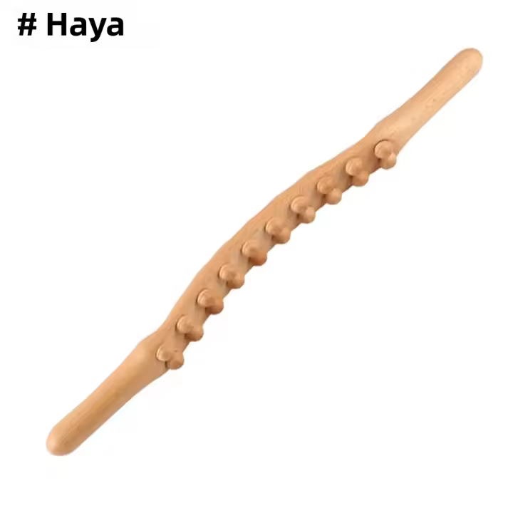 Rodillo De Masaje Lymphático De Madera Para Terapia Y Eliminación De Celulitis Herramienta De Drenaje Linfático Para Cuello Espalda Cintura Piernas - 1
