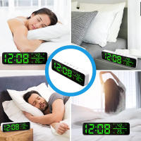 Sensor De Temperatura Y Humedad WiFi Tuya Con Alarma De Tiempo Y Espejo LED Para Decoración De Sala De Estar Pantalla De LED Material ABS - details 8
