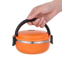 Fiambrera portátil de una o dos Capas, contenedor de Alimentación aislado al vacío de Maple inoxidable, a prueba de fugas - details 4