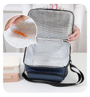 Bolsa De Almuerzo Grande De Tela Oxford Reforzada Portátil Con Aislamiento Para Picnic Al Aire Libre Estudiante Bolsa De Comida - details 17