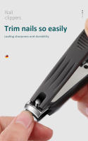 Tijeras De Uñas Anti-Salpicaduras Desmontables Diseño De Acero Inoxidable + ABS Resina Herramientas De Manicura Para Hombres Y Mujeres - details 2
