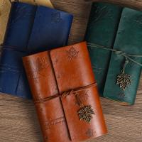 Cubierta De Cuero Vintage Para Cuaderno A6 Sin Hojas Planificador De Presupuesto Tacto De Piel De Bebé Regalo Exquisito - details 6