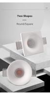 Lámpara De Techo Integrada LED Antigolpe Revestimiento De Gypsum GU10 Para Sala De Estar Dormitorio Pasillo Iluminación Doméstica - details 1