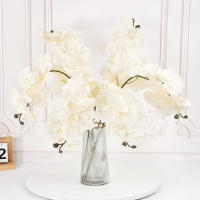 1pc Arco De Mariposa De Seda Con 9 Cabezas Orquídea Falsa 69/100CM Para Decoración De Hogar Y Bodas Flores Artificiales Para Decoración Interior - details 16